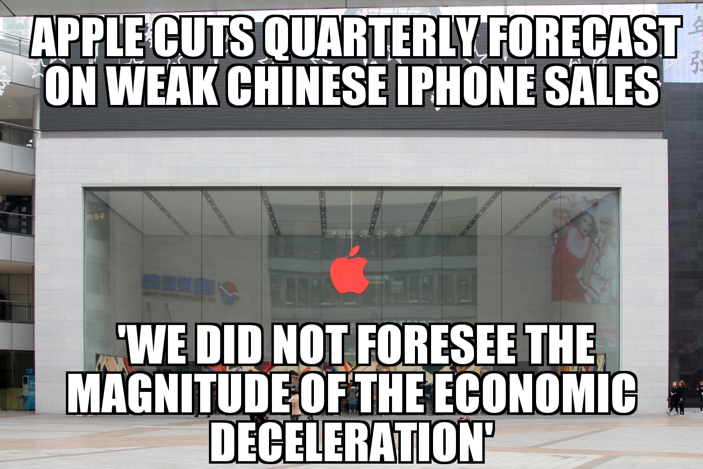 Apple cuts sales forecast on China