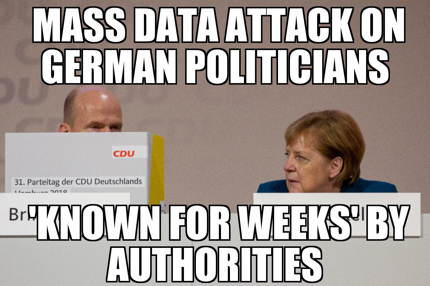 Germany data attack ‘known for weeks’