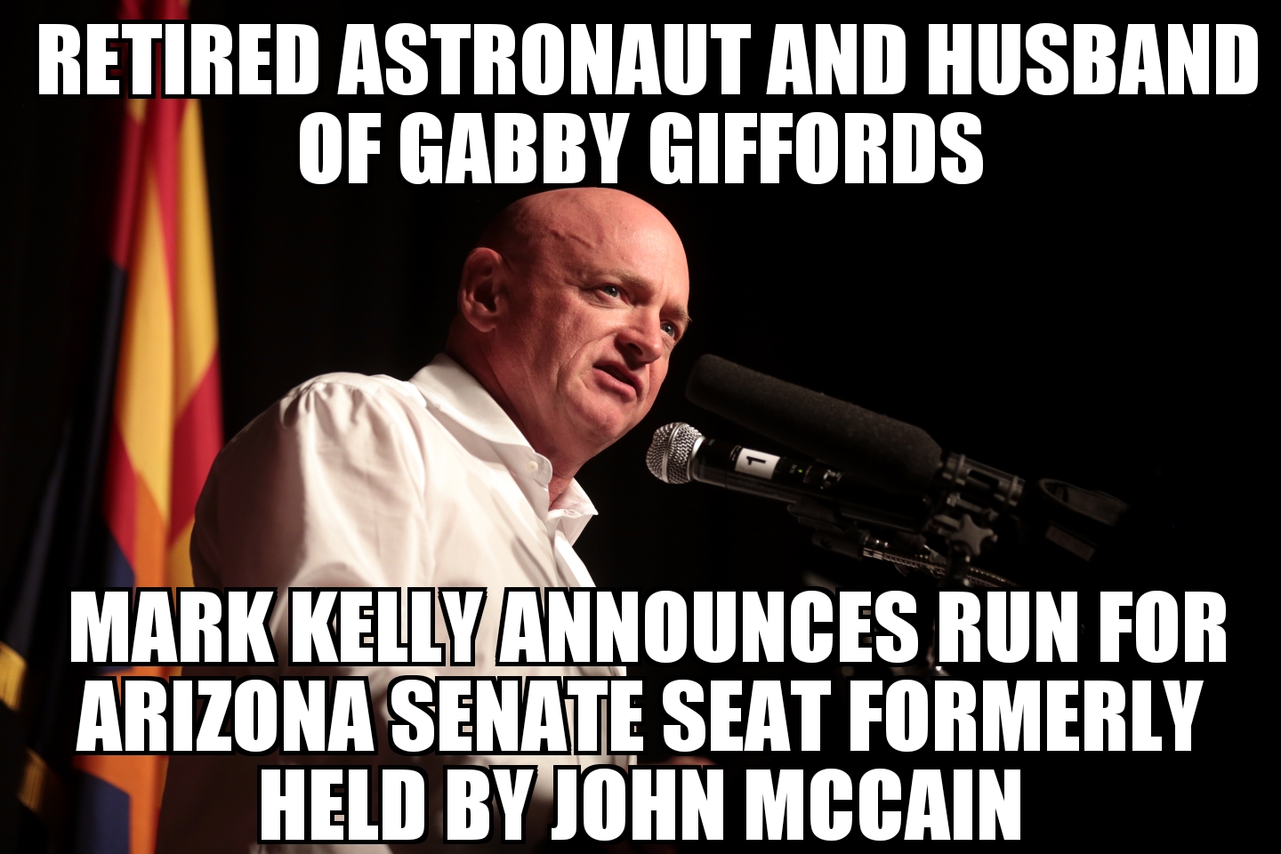 Mark Kelly announces Arizona Senate run