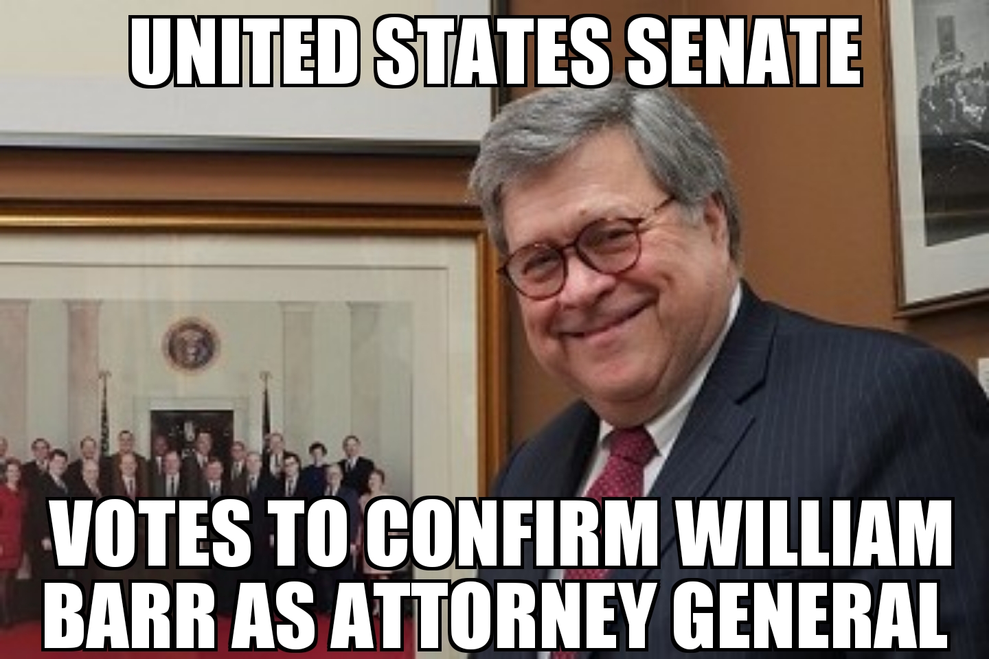 Senate confirms William Barr as AG