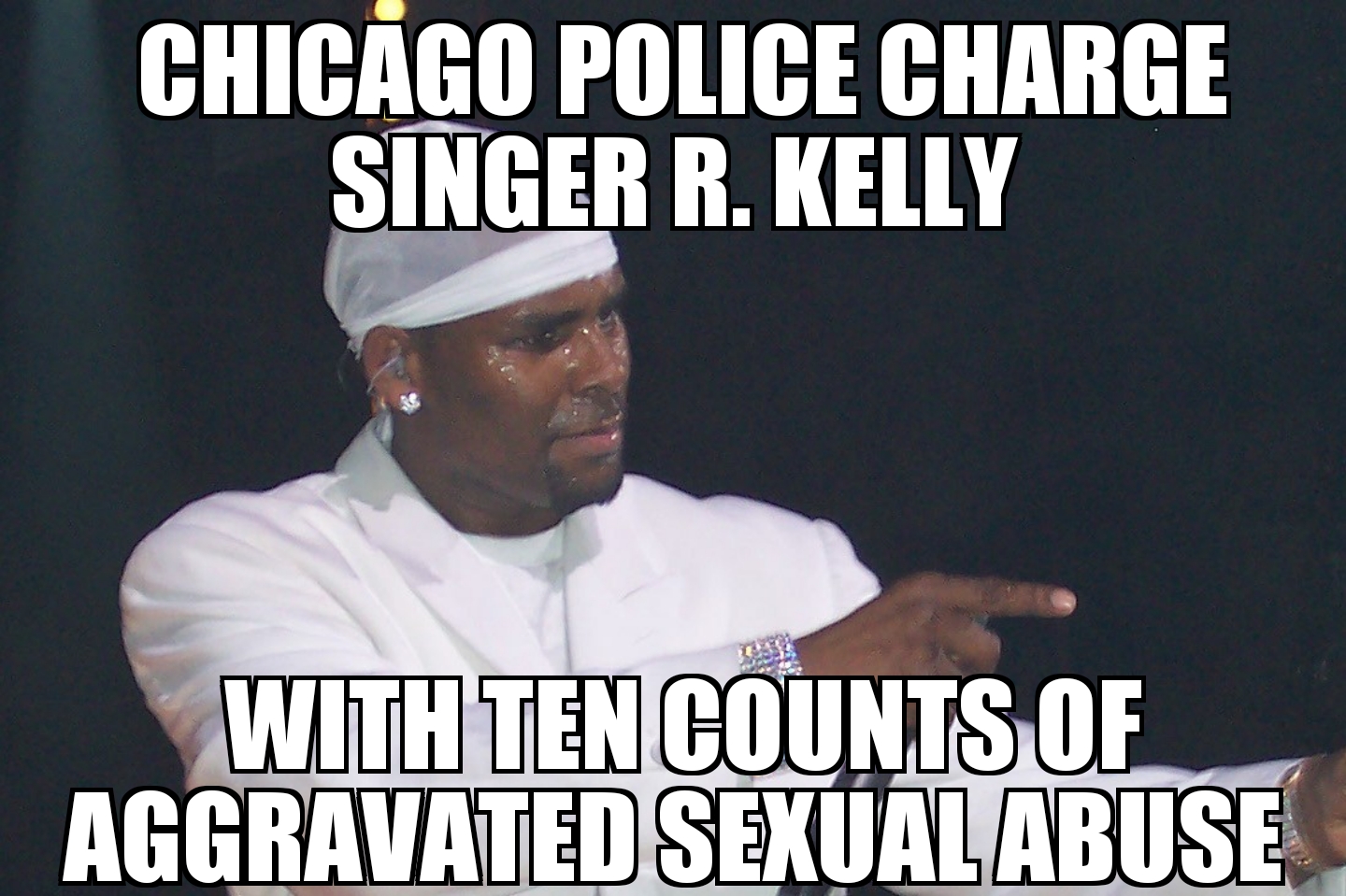 R. Kelly charged with sexual abuse