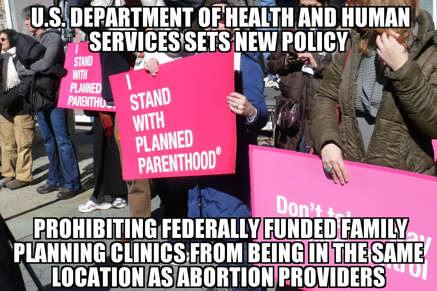 HHS bars family planning clinics from being with abortion providers