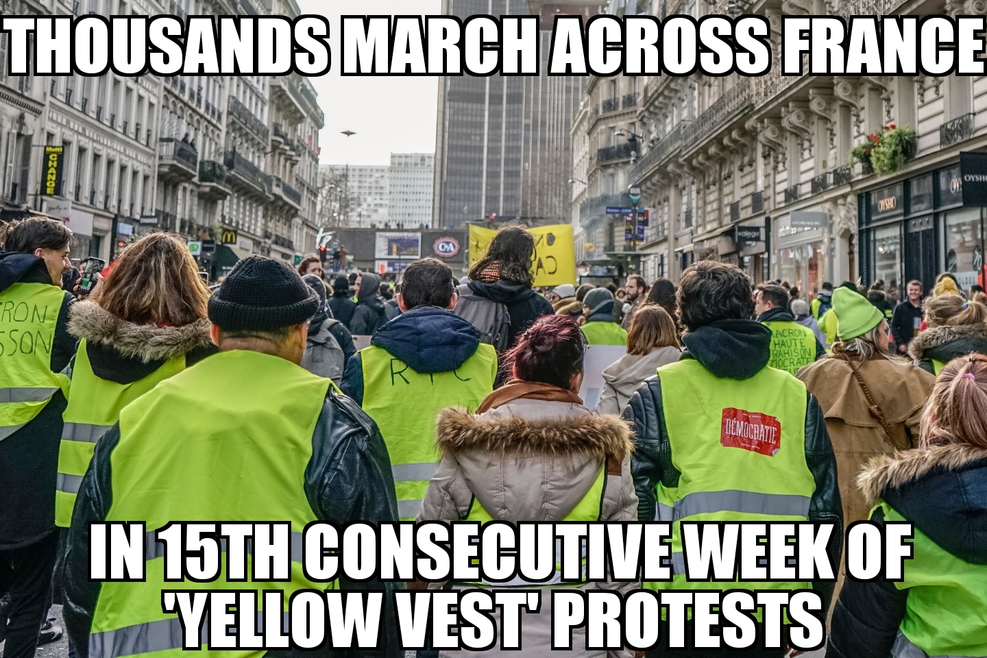 15th week of ‘Yellow Vest’ protests