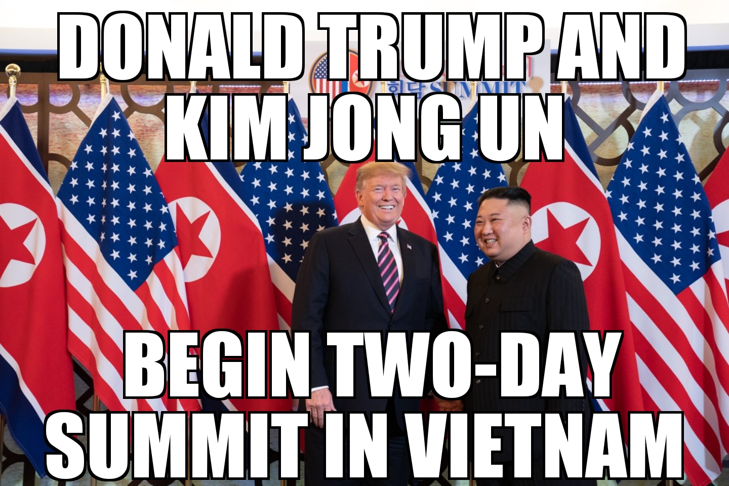 Trump, Kim begin summit