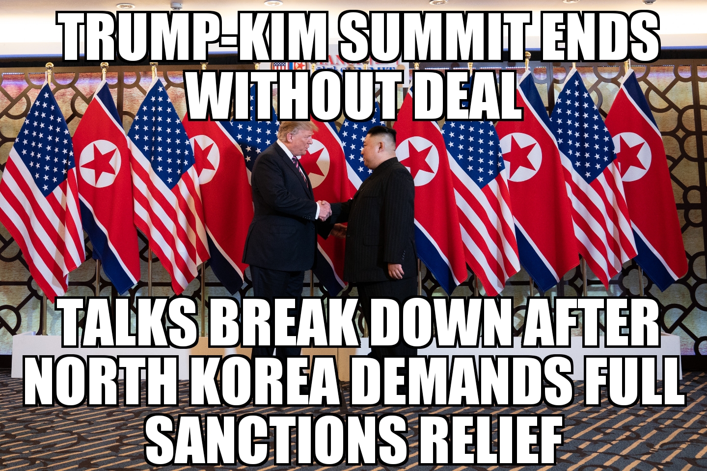 Donald Trump, Kim Jong Un summit ends without deal