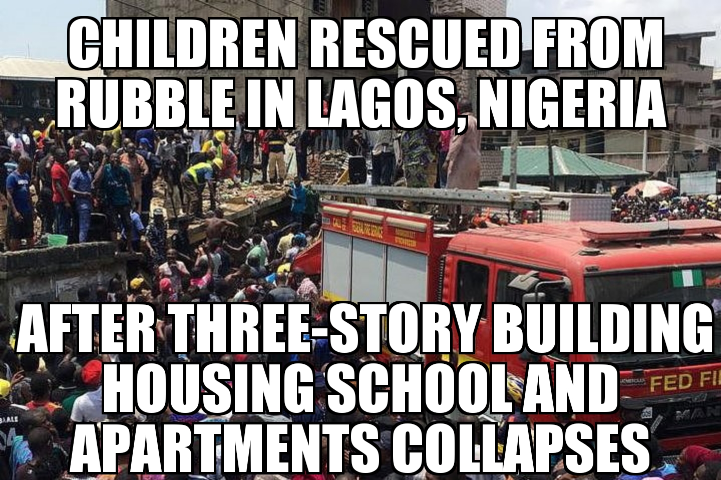 Lagos, Nigeria building collapse