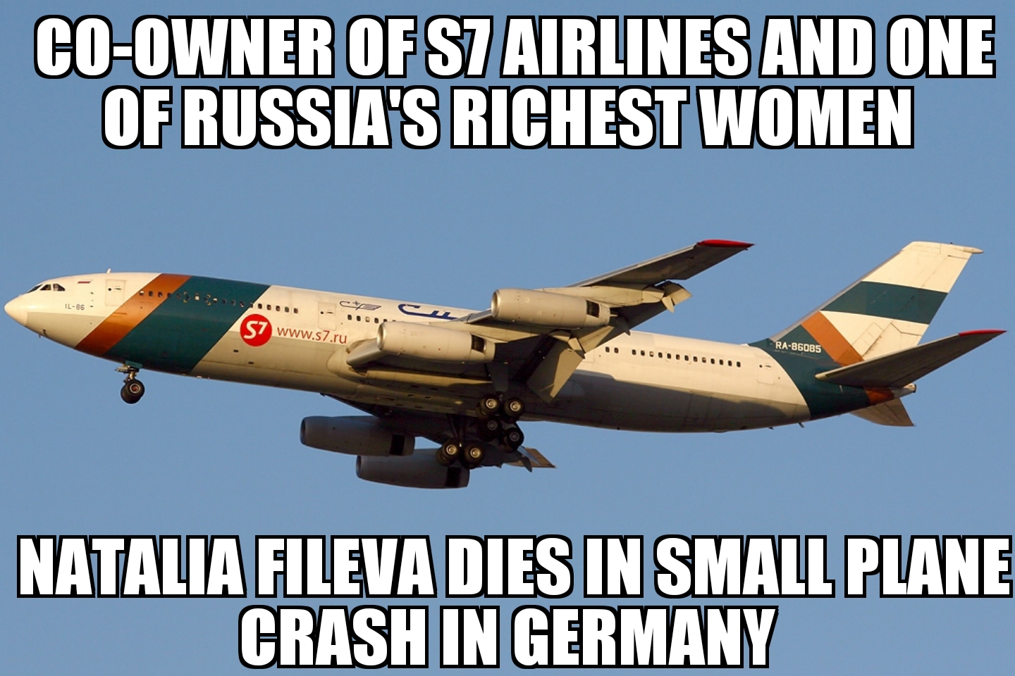 Natalia Fileva dies in plane crash
