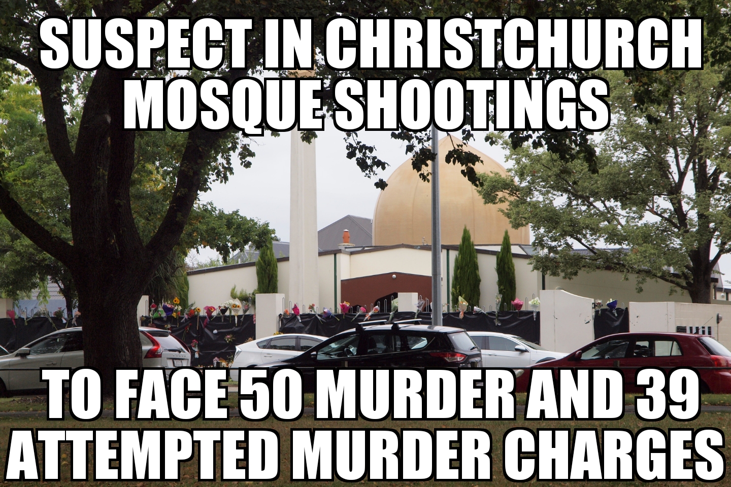 Christchurch mosque shooting suspect to face 89 charges