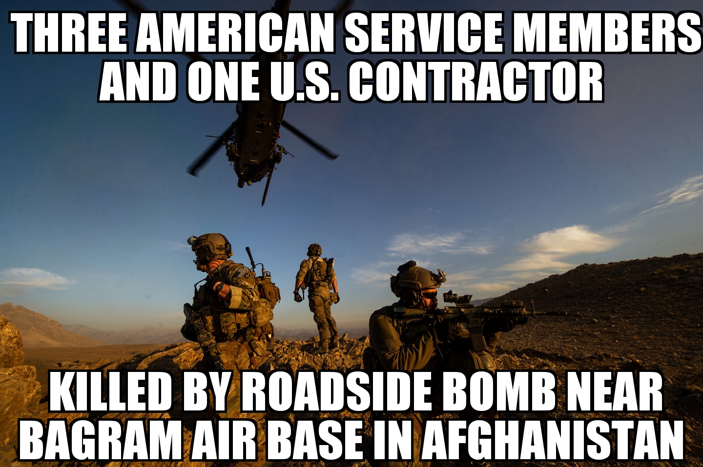 U.S. soldiers, contractor killed in Afghanistan