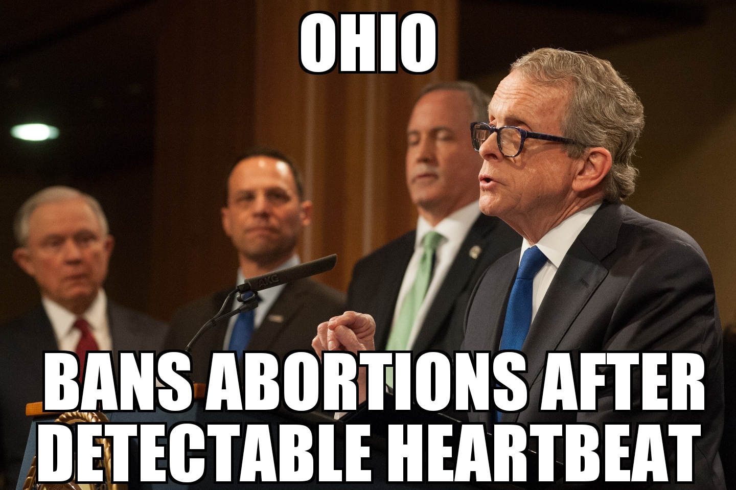 Ohio bans abortion after heartbeat