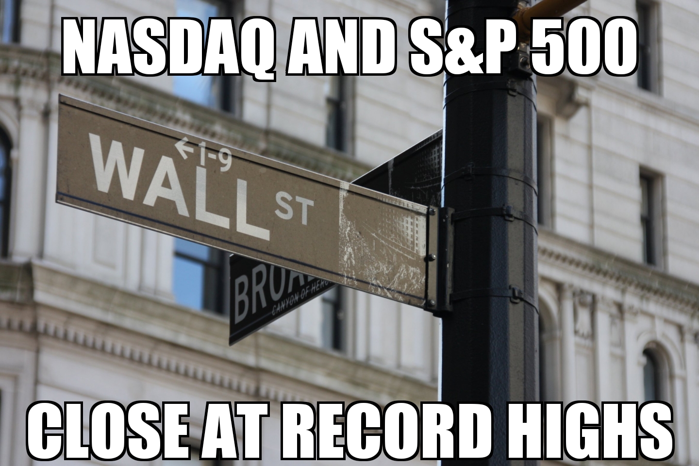 NASDAQ, S&P 500 close at record highs