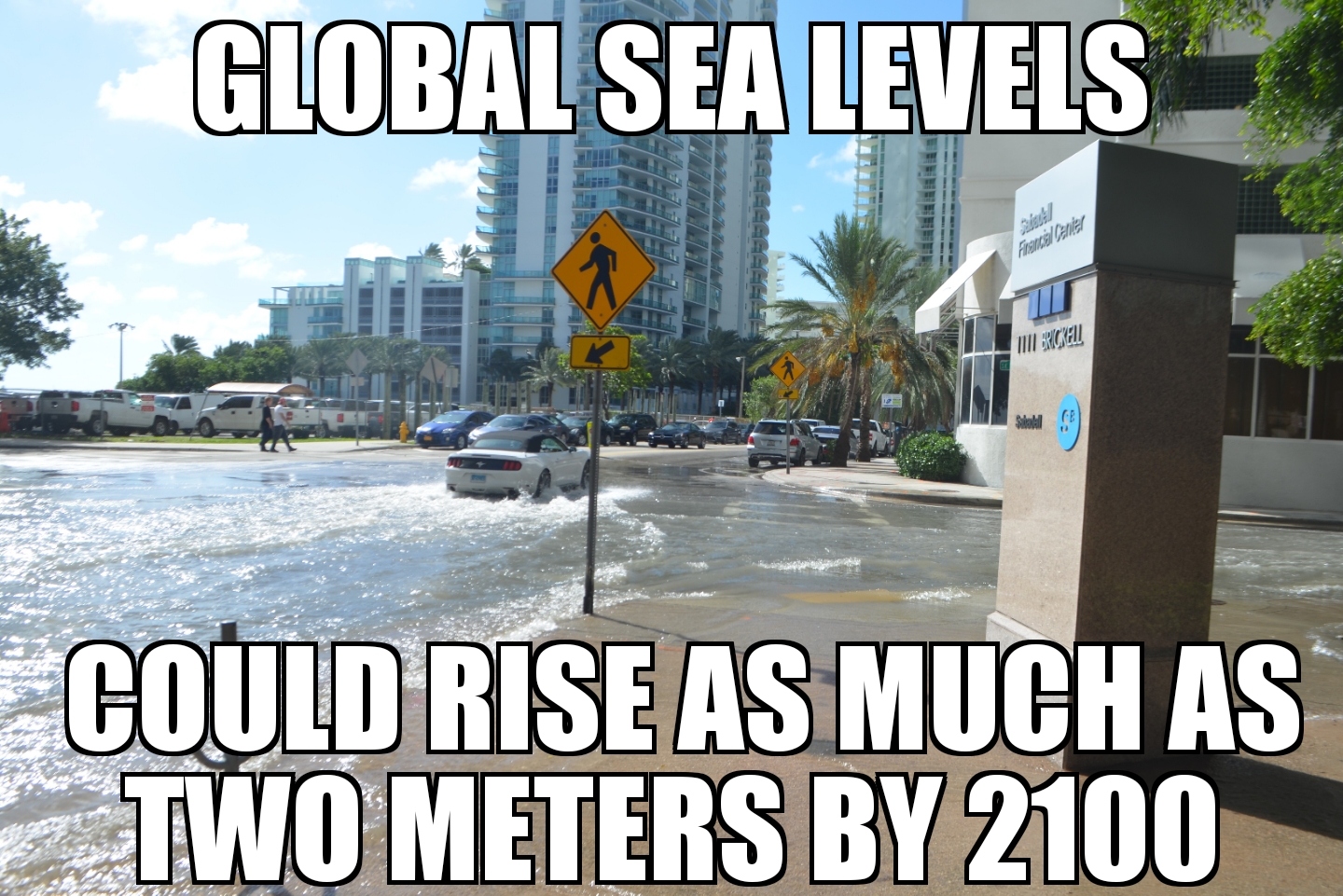 Sea levels could rise by two meters by 2100