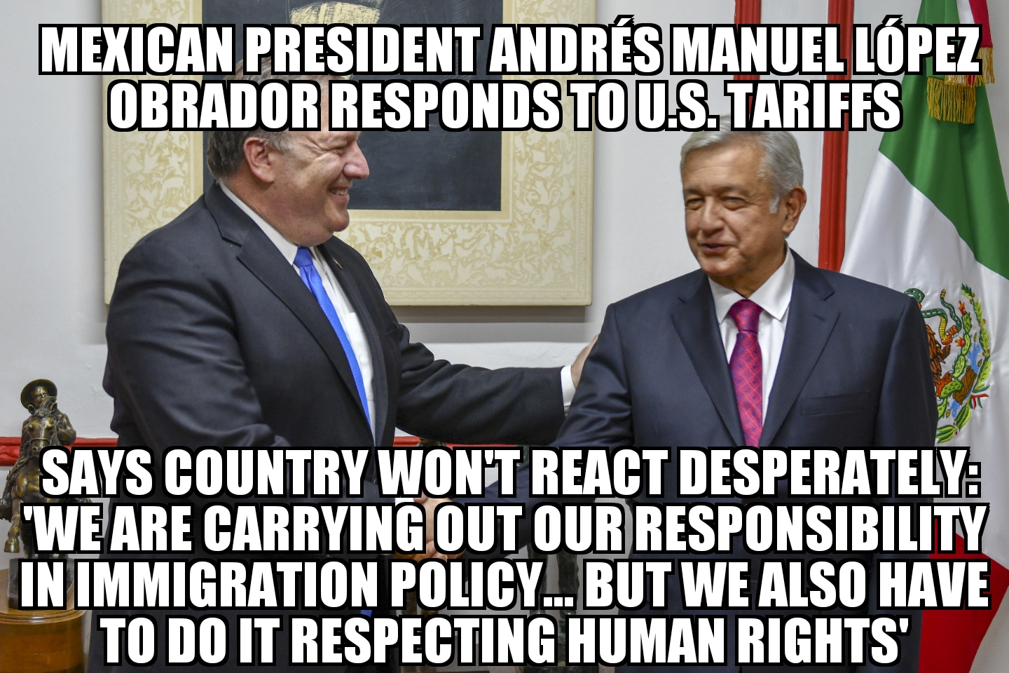 Andrés Manuel López Obrador responds to Trump tariffs