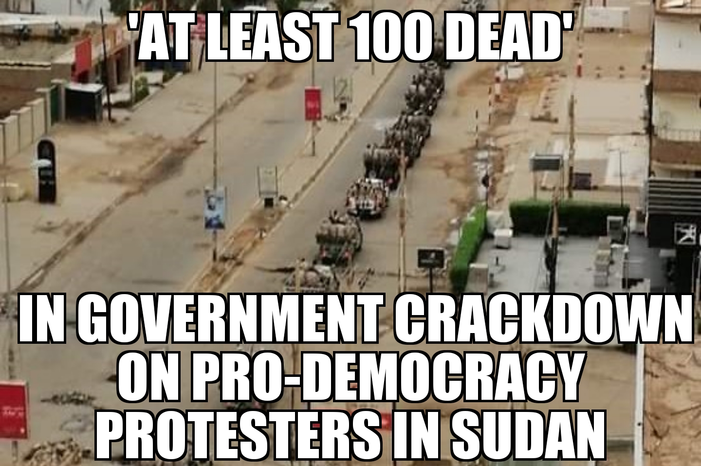 ‘At least 100 dead’ in Sudan crackdown on pro-democracy protesters