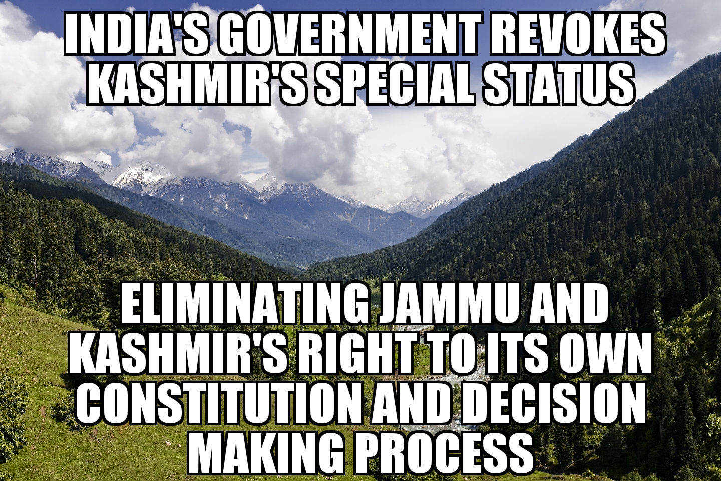 India eliminates Kashmir’s special status