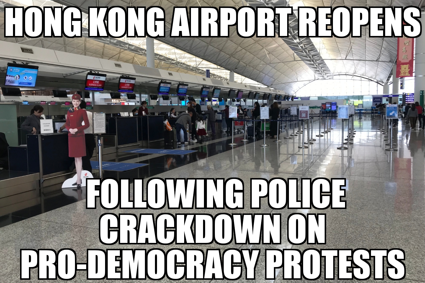 Hong Kong airport reopens following protests