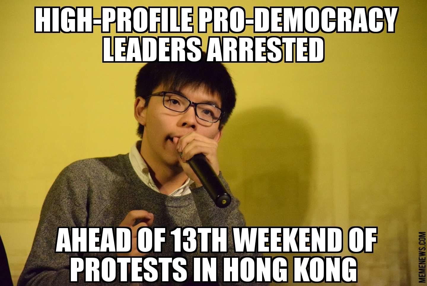 Hong Kong protest leaders arrested ahead of weekend demonstrations