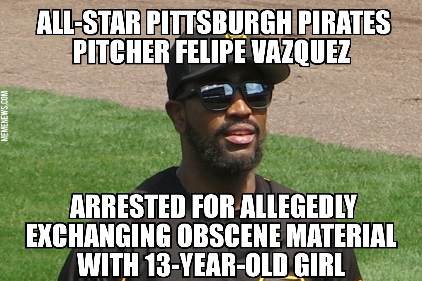 Pittsburgh Pirates pitcher Felipe Vazquez arrested for soliciting minor
