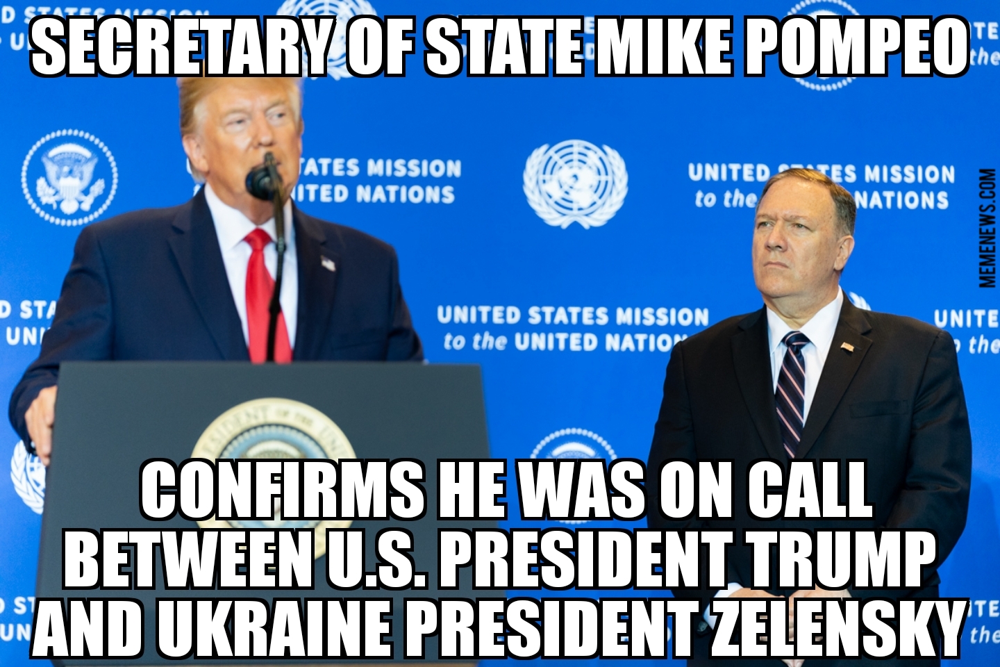Mike Pompeo confirms he was on Trump Zelensky call