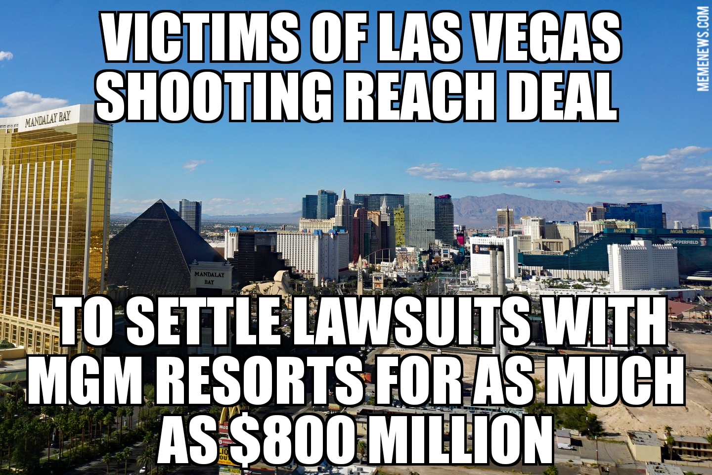 Las Vegas Shooting victims reach settlement with MGM Resorts