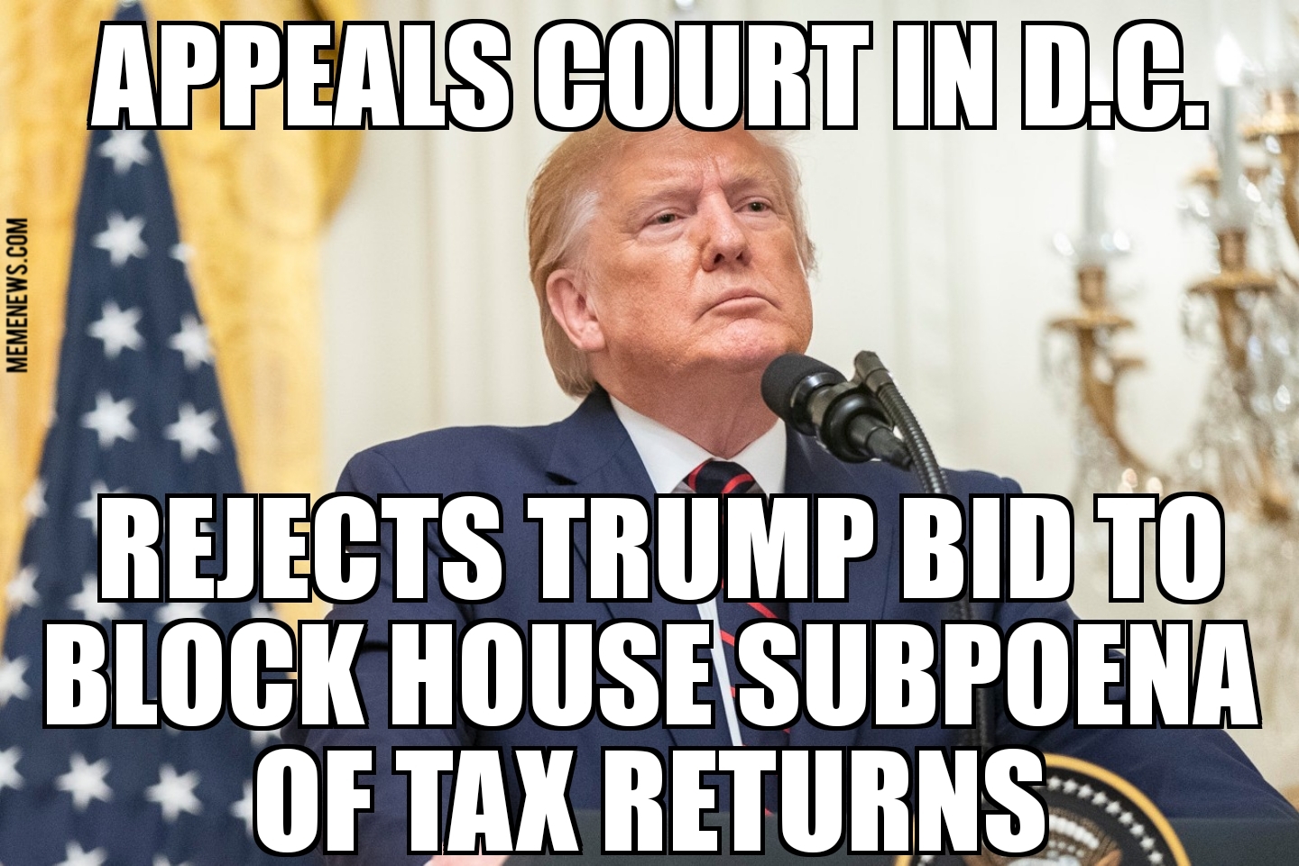 Appeals court rejects Trump bid to block House subpoena of tax returns