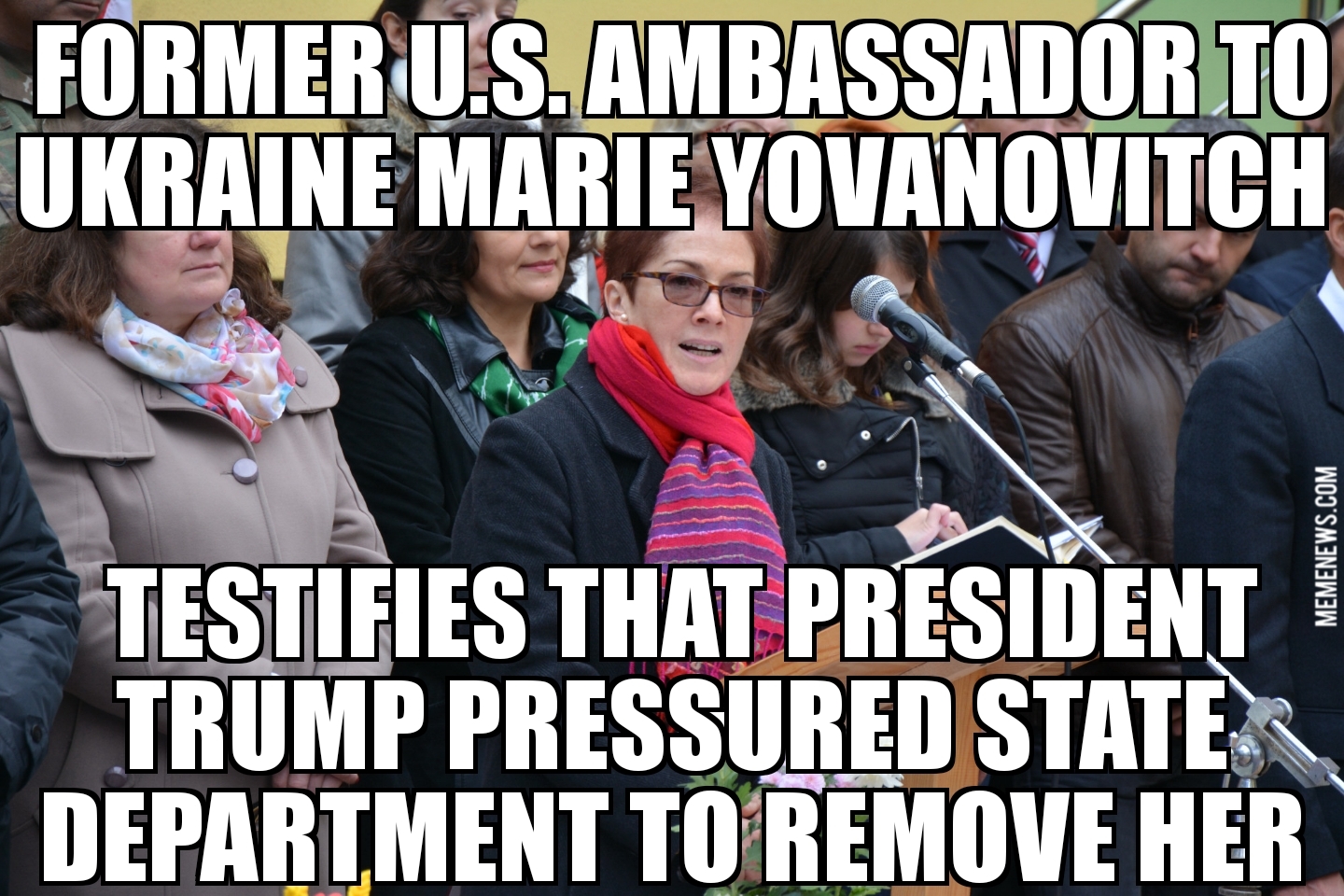 Former Ukraine ambassador says Trump pressured State Department to remove her