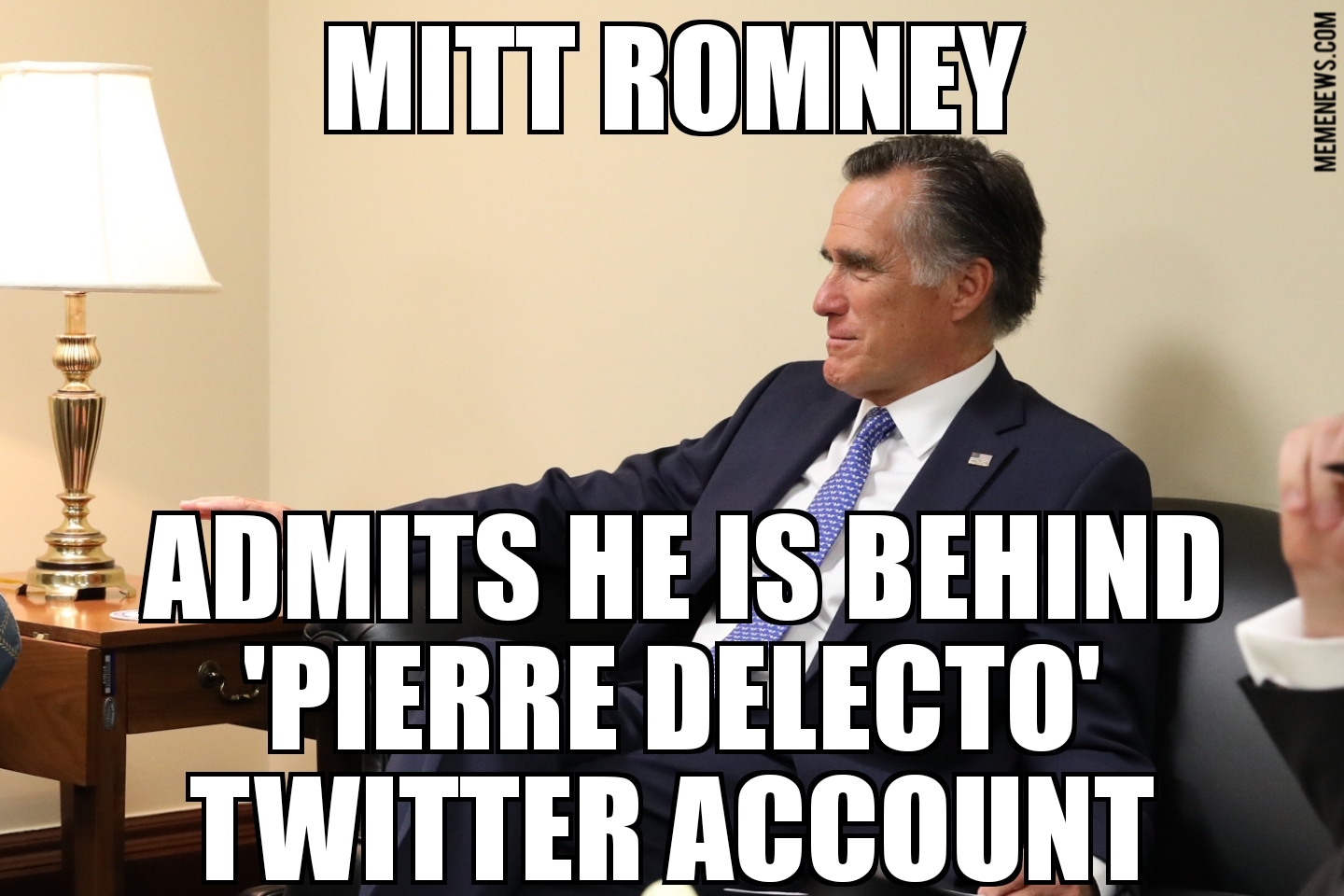 Mitt Romney admits to ‘Pierre Delecto’ Twitter account