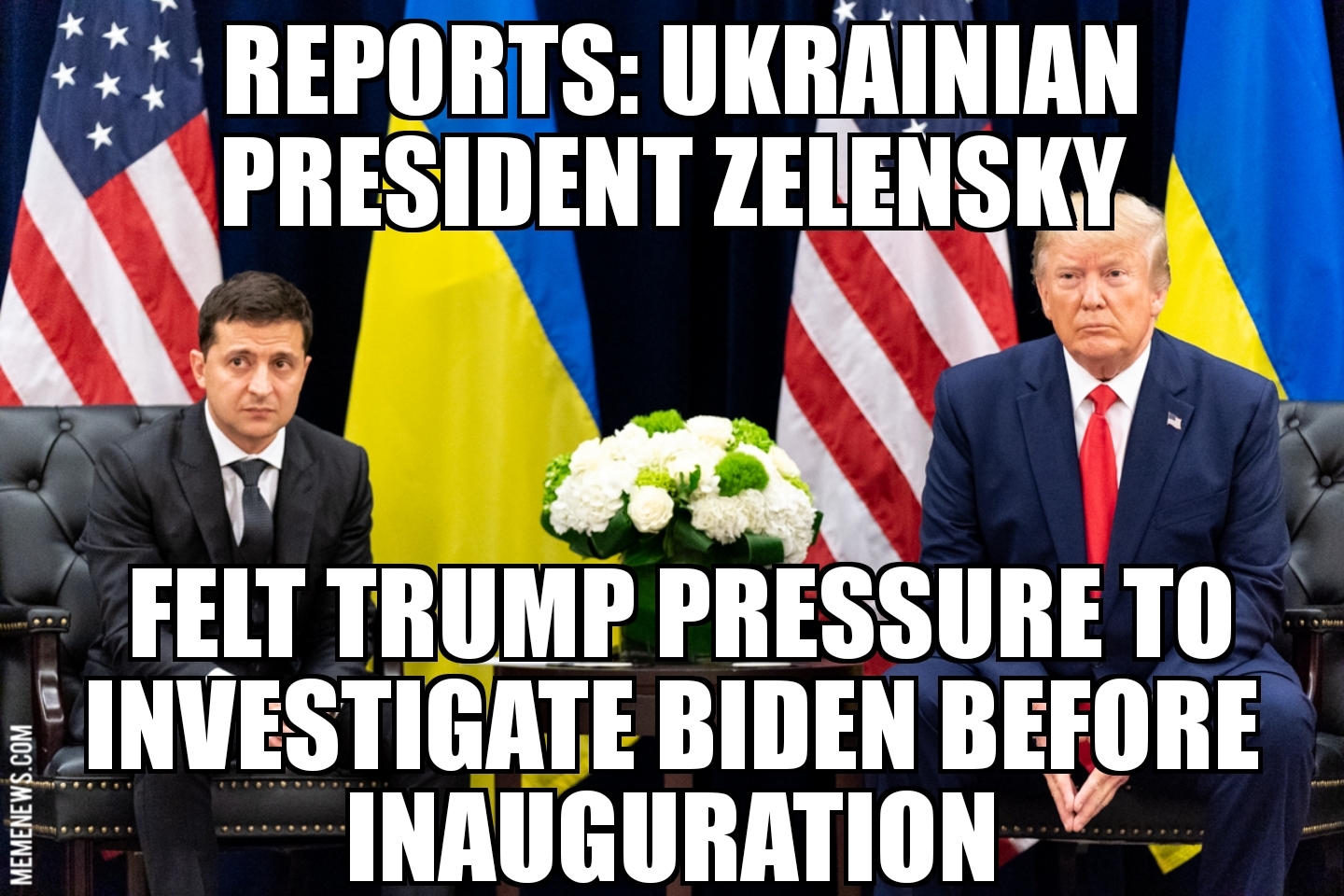 Ukraine president Zelensky felt Trump pressure to investigate Biden before inauguration
