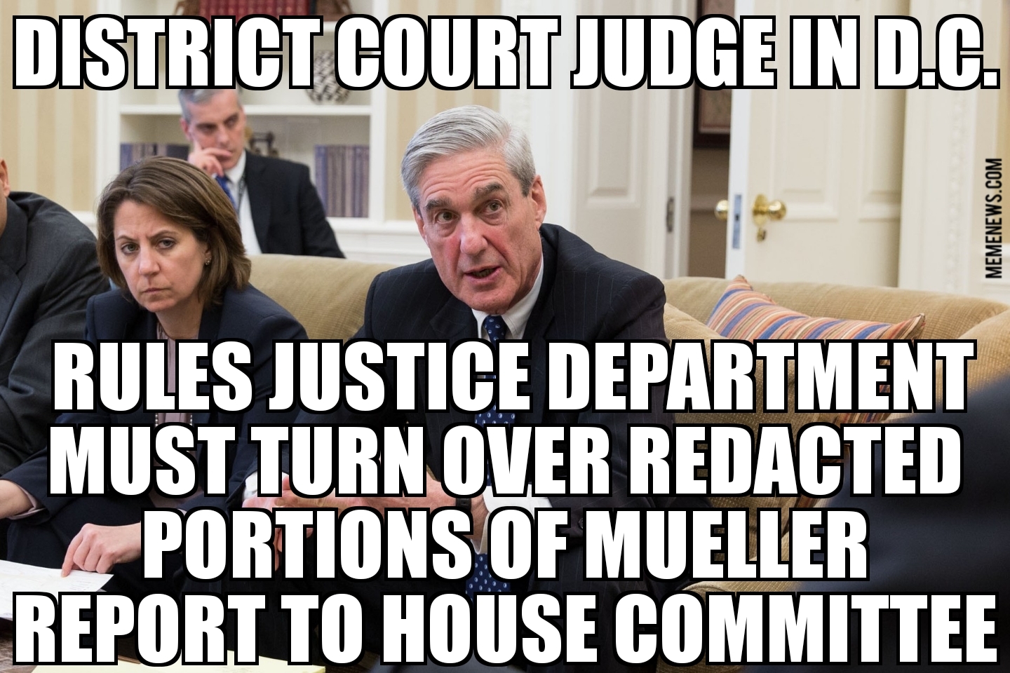 Judge rules DOJ must give House redacted parts of Mueller Report