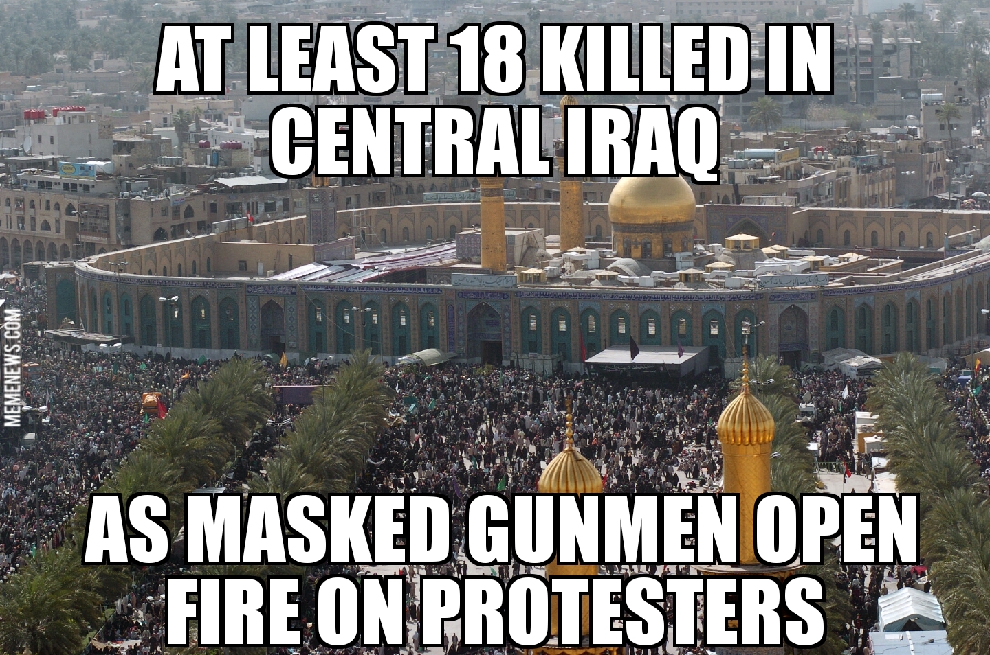 18 killed in attack on Iraq protests