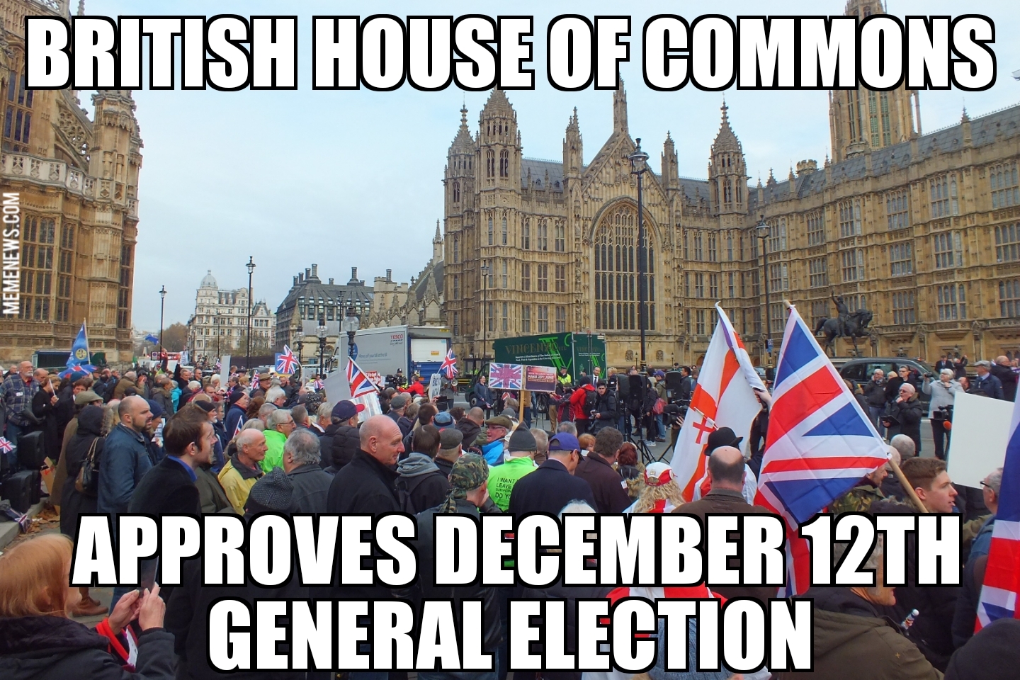 House of Commons approves December 12th UK election