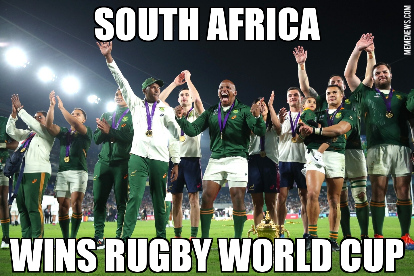South Africa wins Rugby World Cup
