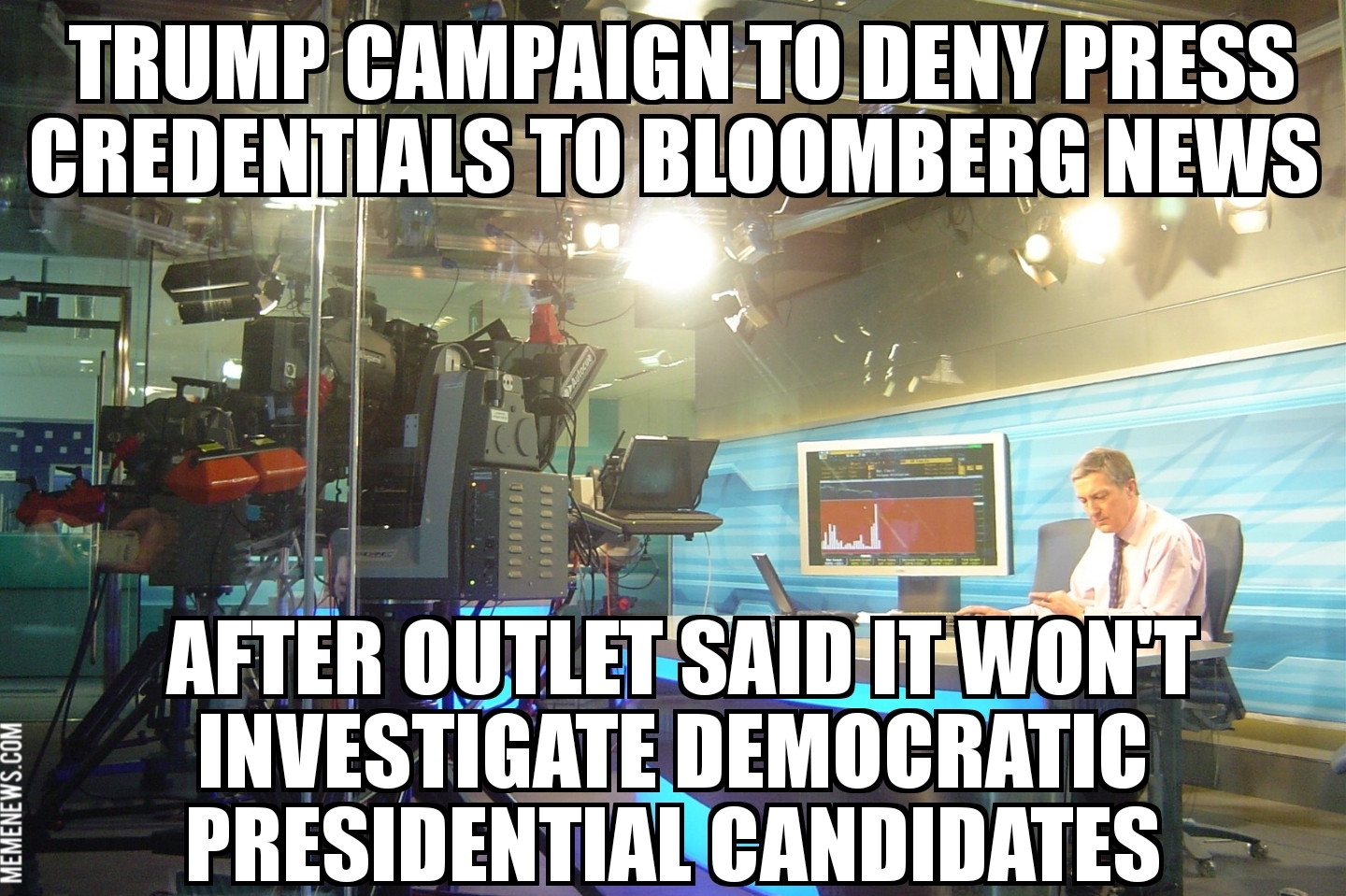 Trump Campaign to deny press credentials to Bloomberg News