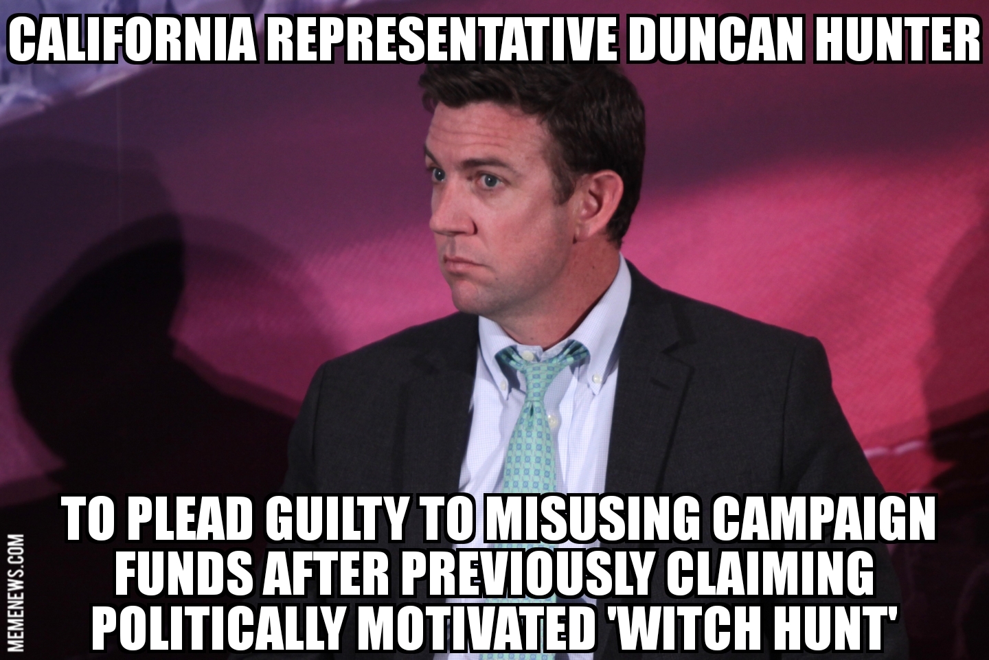 California Rep. Duncan Hunter to plead guilty to misusing campaign funds