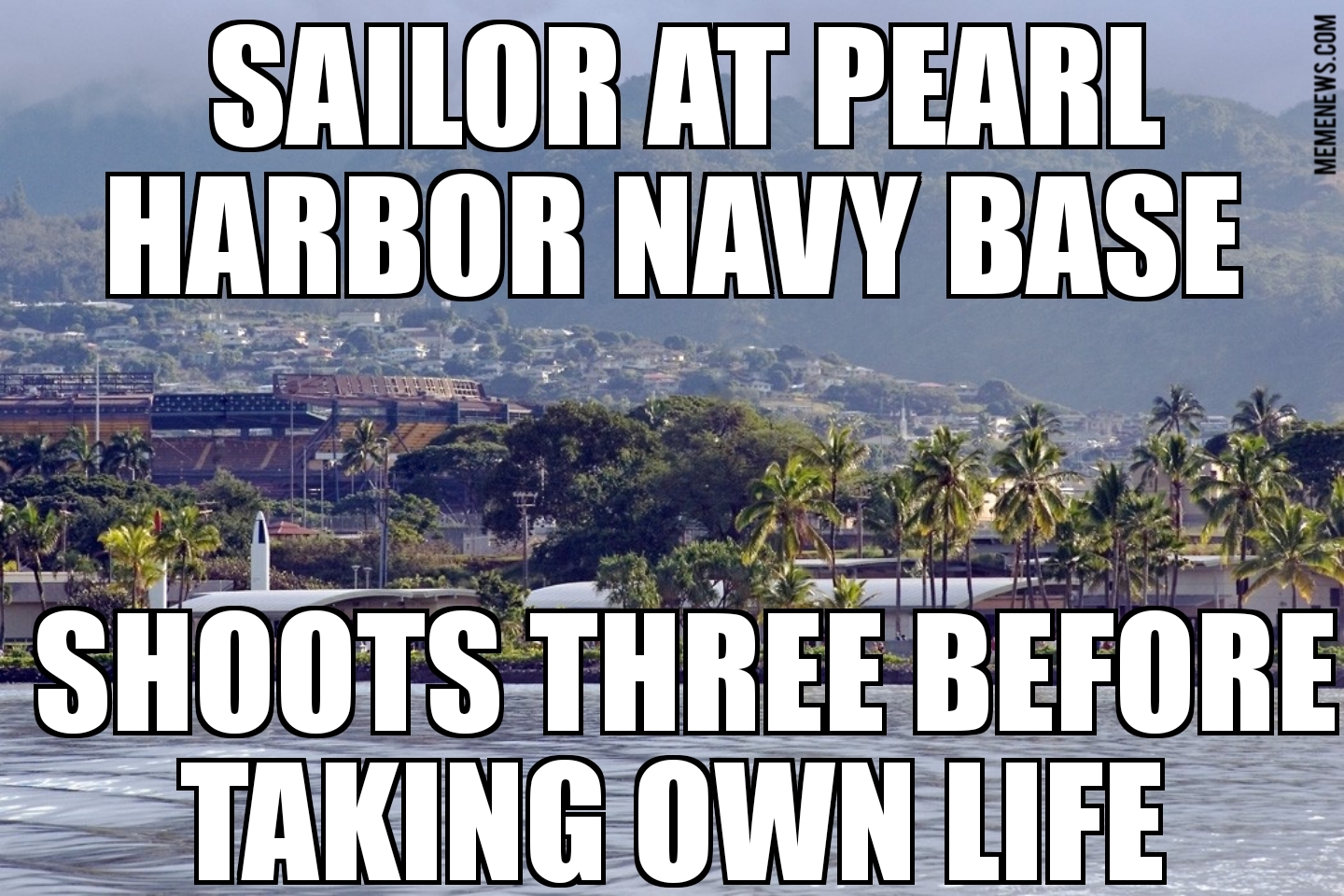 Pearl Harbor sailor shoots three, kills self