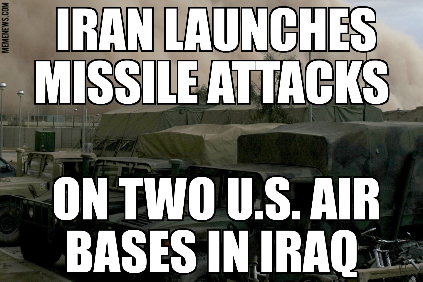 Iran launches attacks on U.S. bases in Iraq