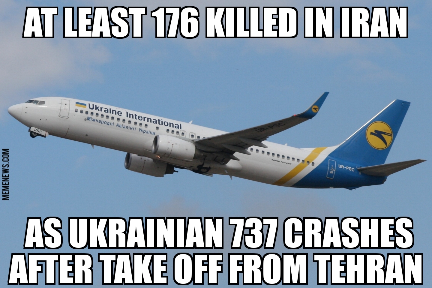 Ukrainian 737 crashes in Iran