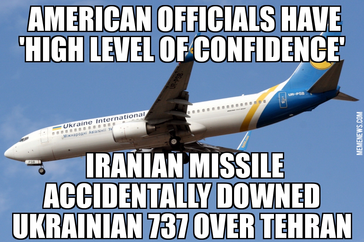 U.S. officials: Ukrainian 737 downed by Iran missile