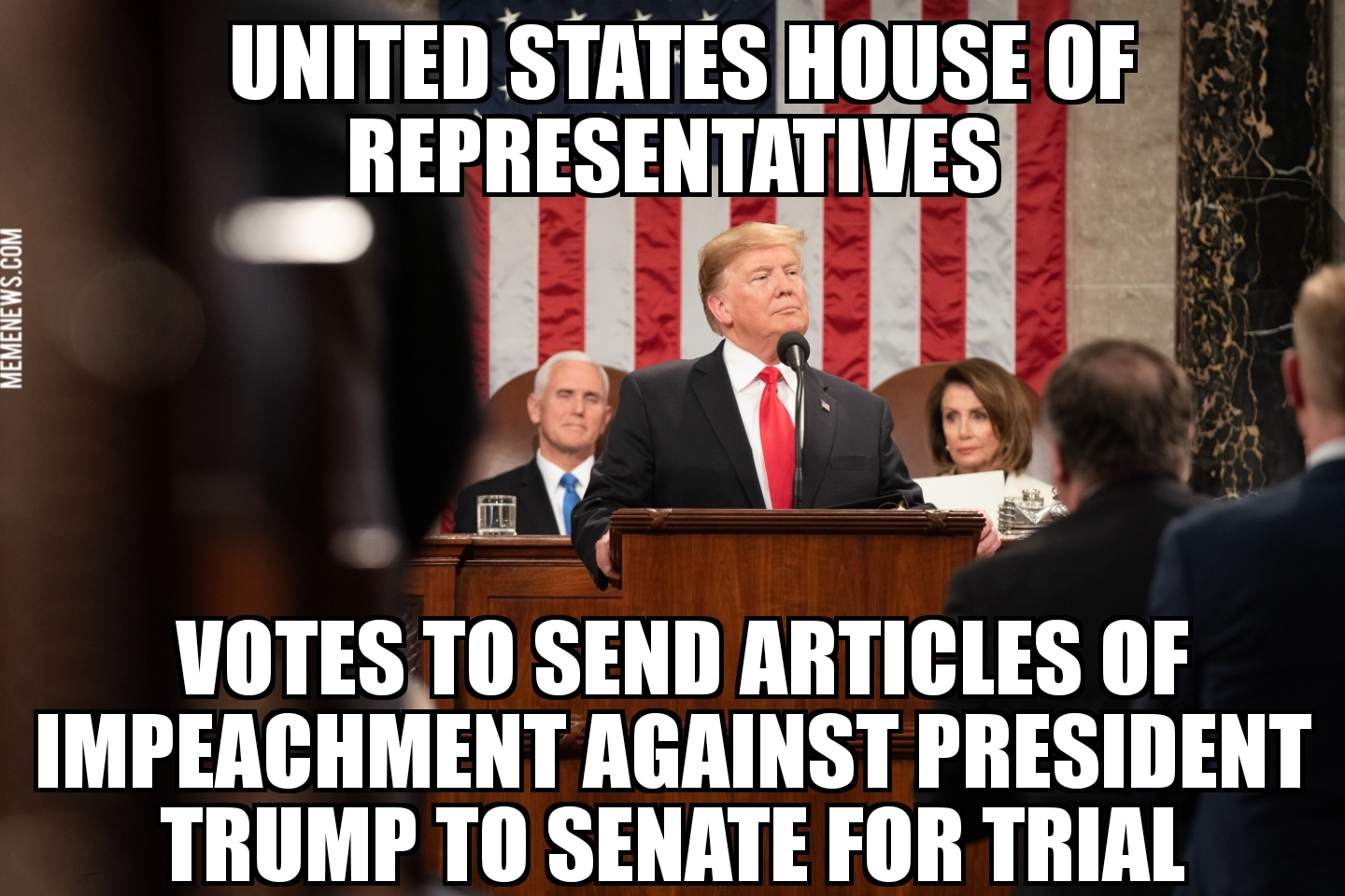 House votes to send Articles of Impeachment to Senate