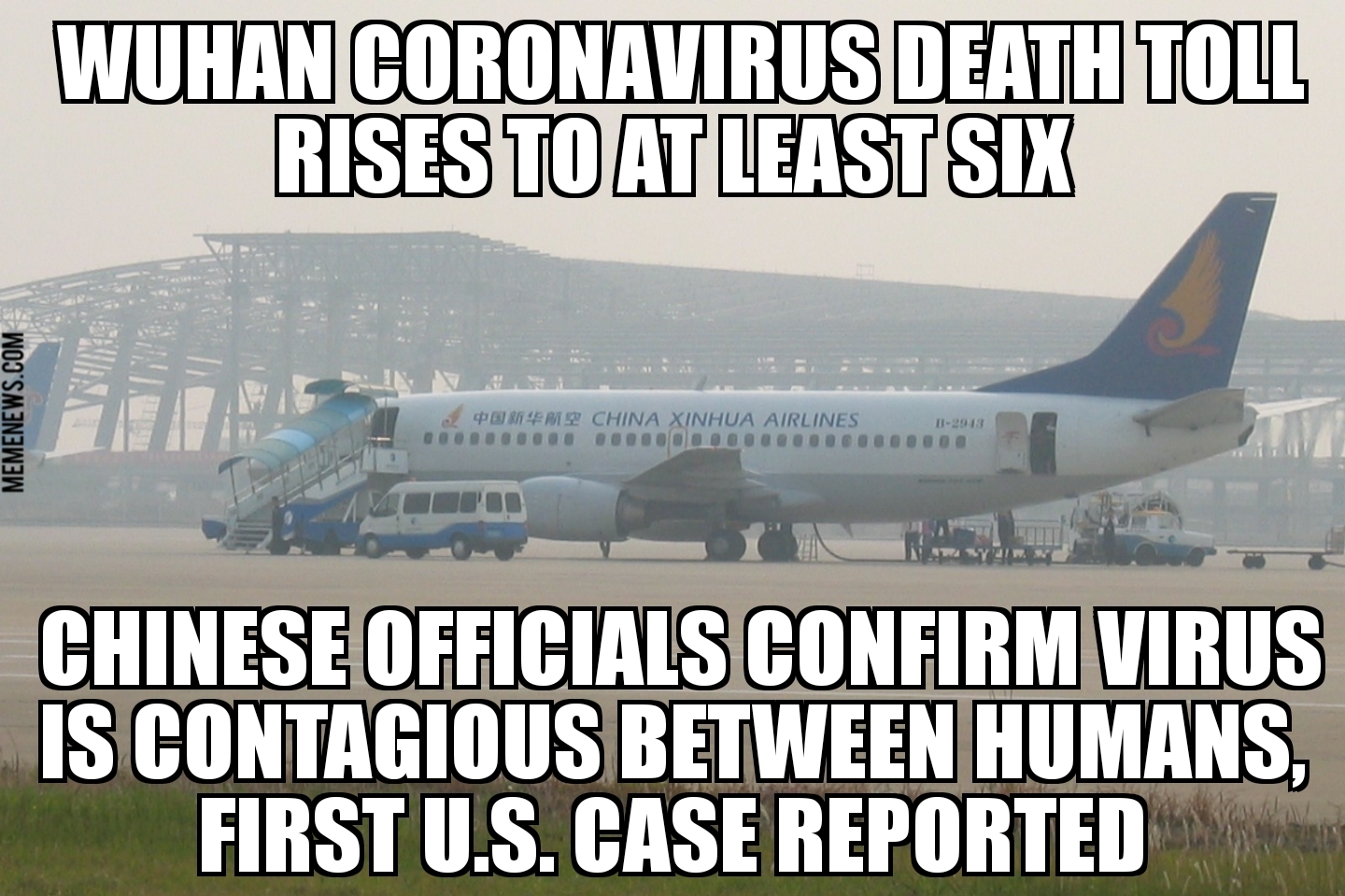 Chinese officials confirm Coronavirus contagious between humans