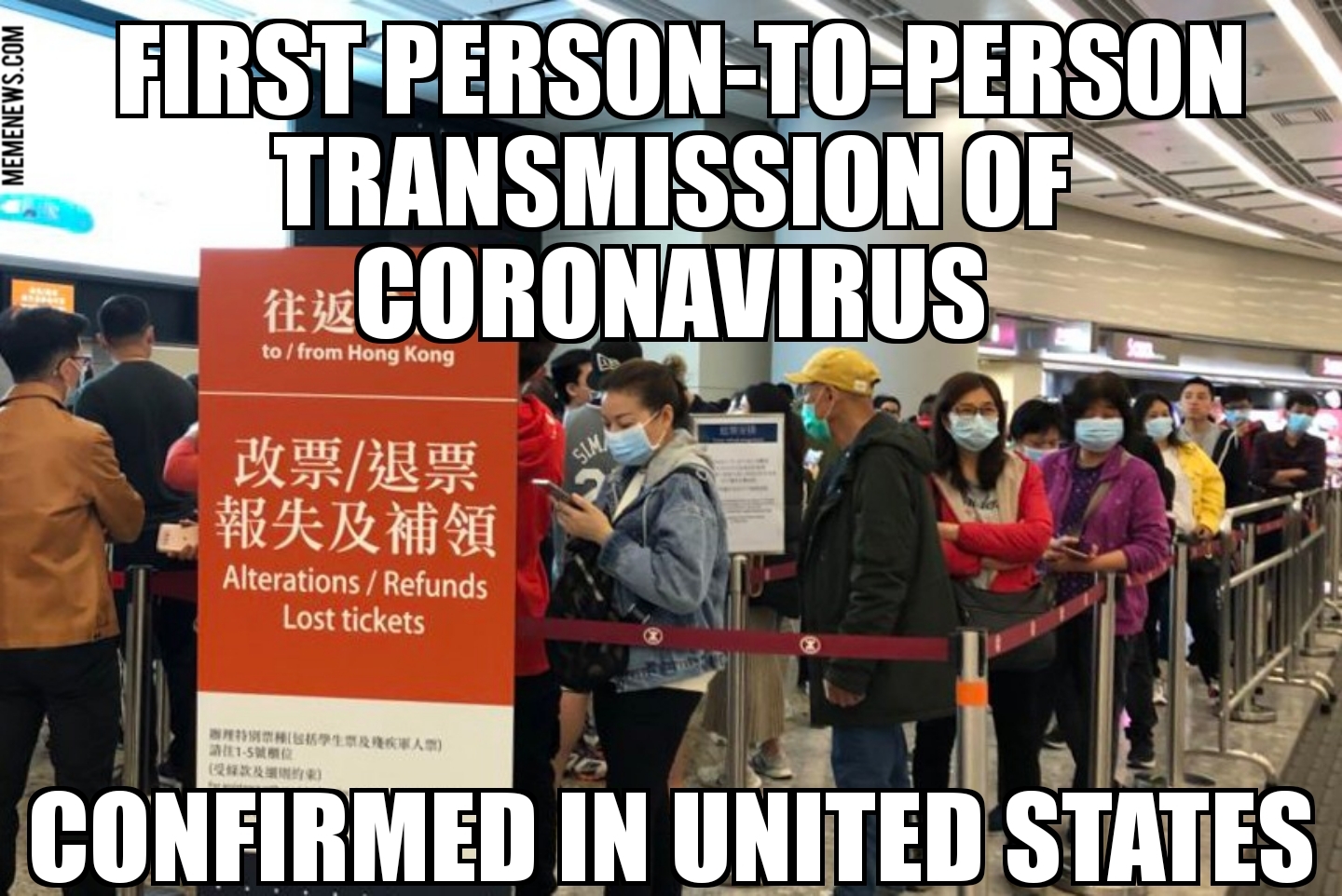 First U.S. person-to-person coronavirus transmission confirmed