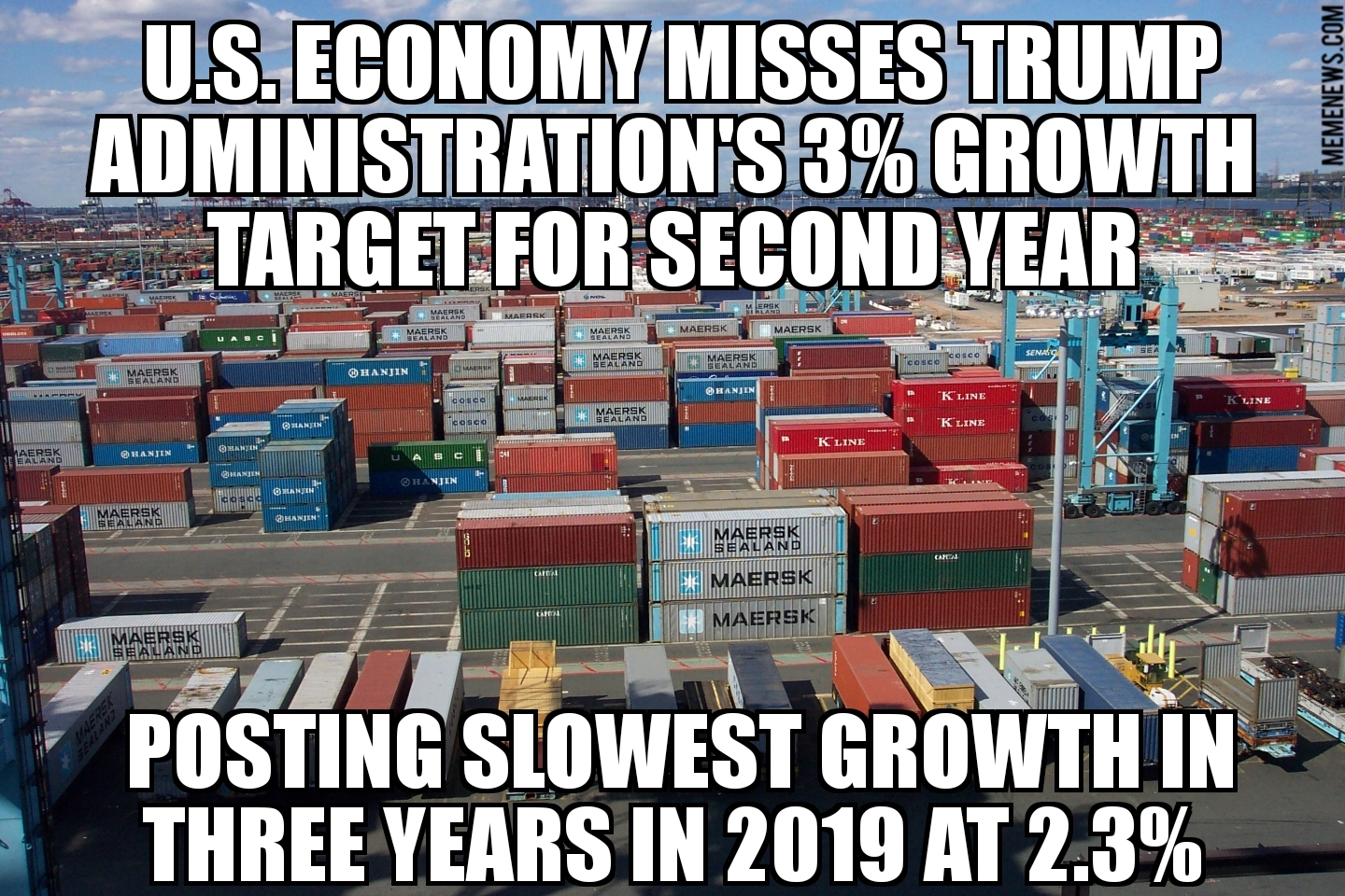 U.S. economy grew at 2.3% in 2019