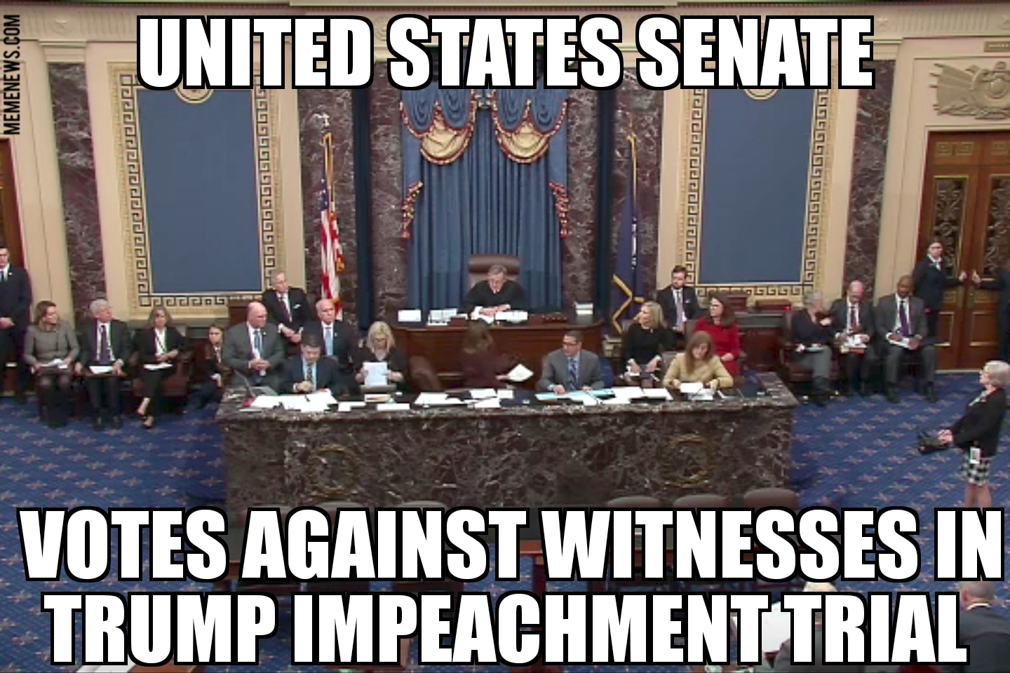 Senate votes down impeachment witnesses