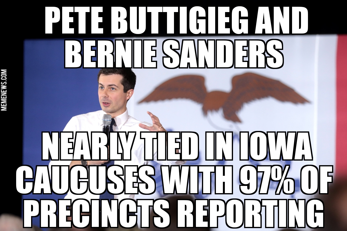 Pete Buttigieg and Bernie Sanders nearly tied in Iowa Caucuses