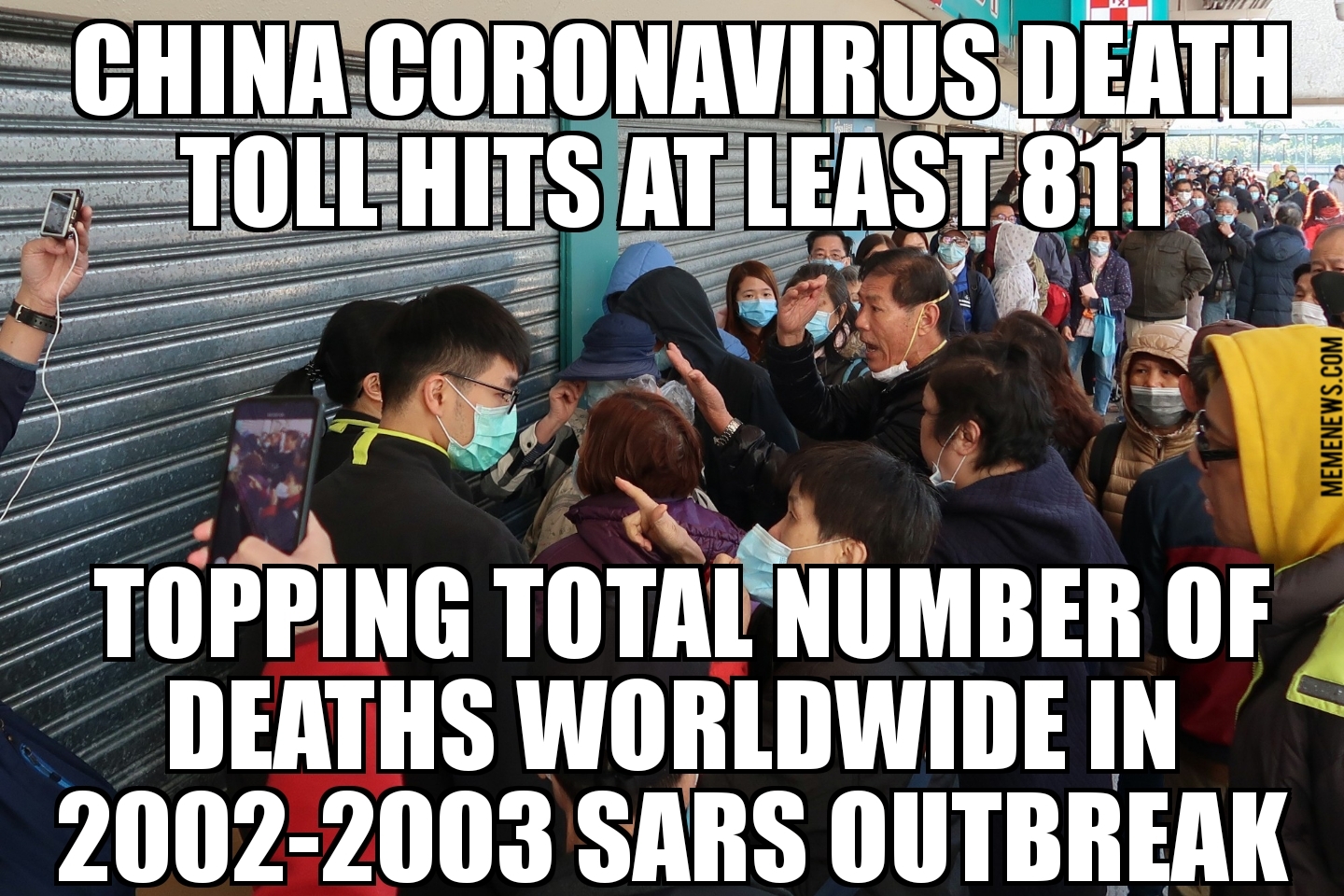China coronavirus death toll hits 811