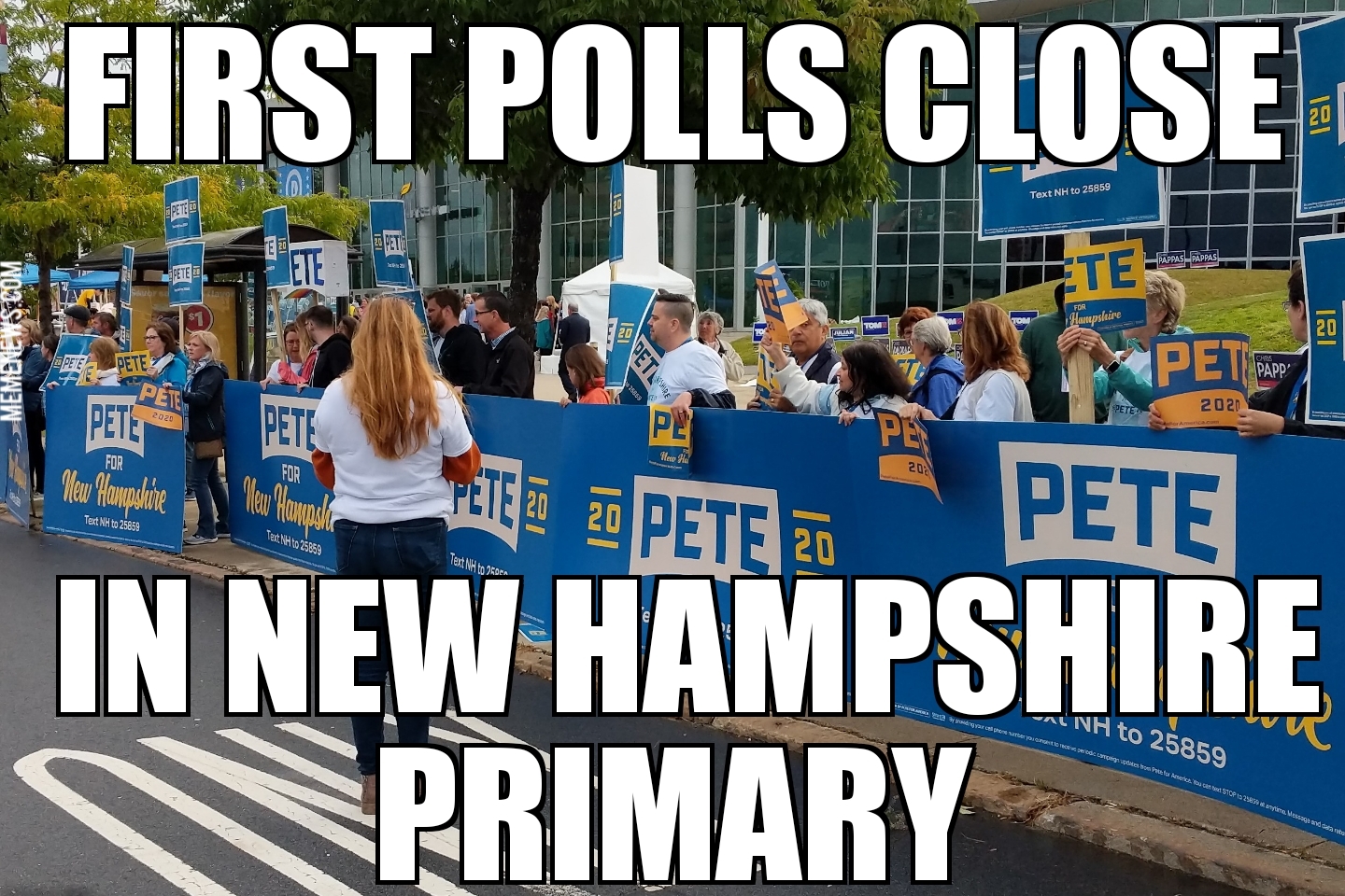 First New Hampshire Primary polls close