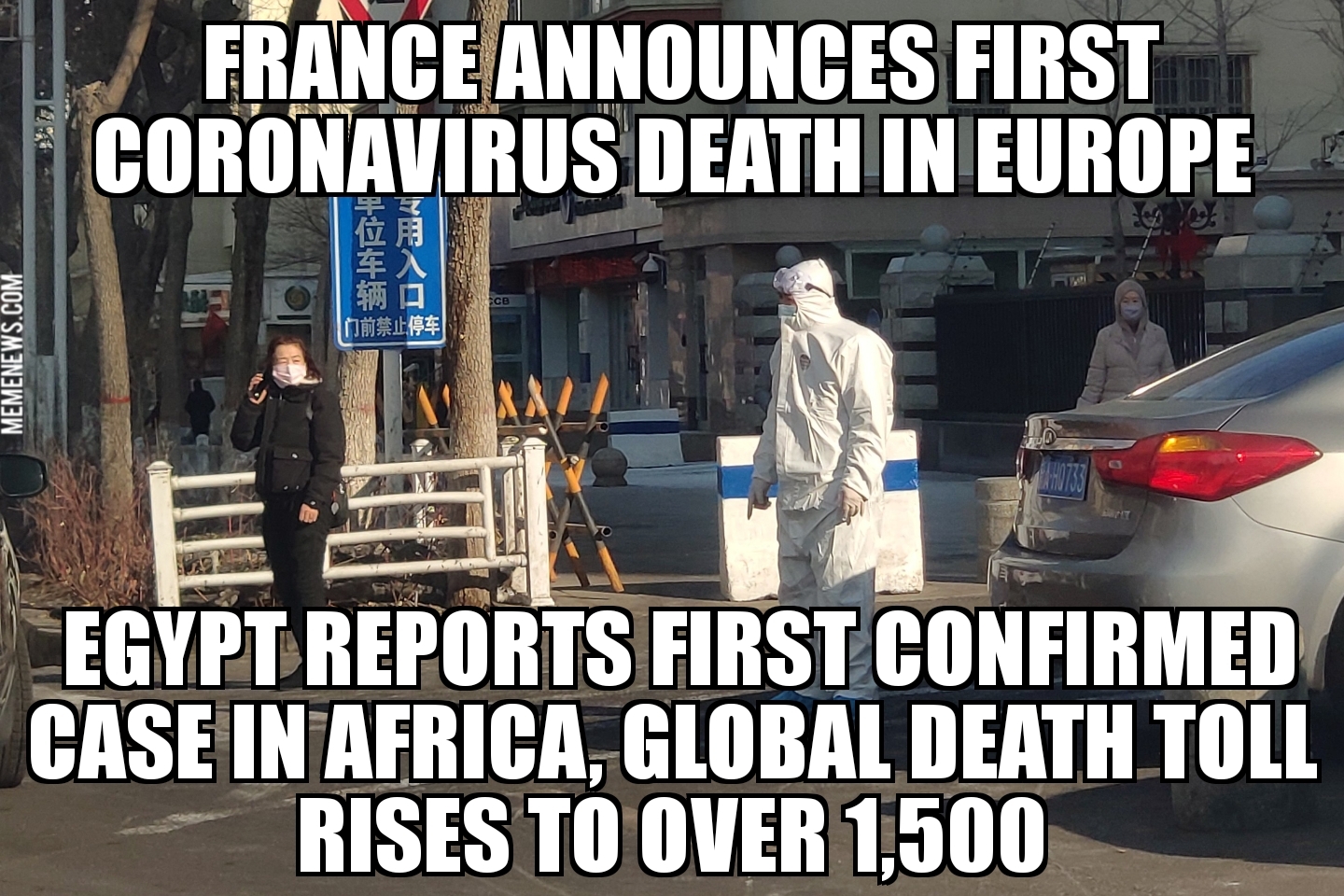 First coronavirus death in Europe