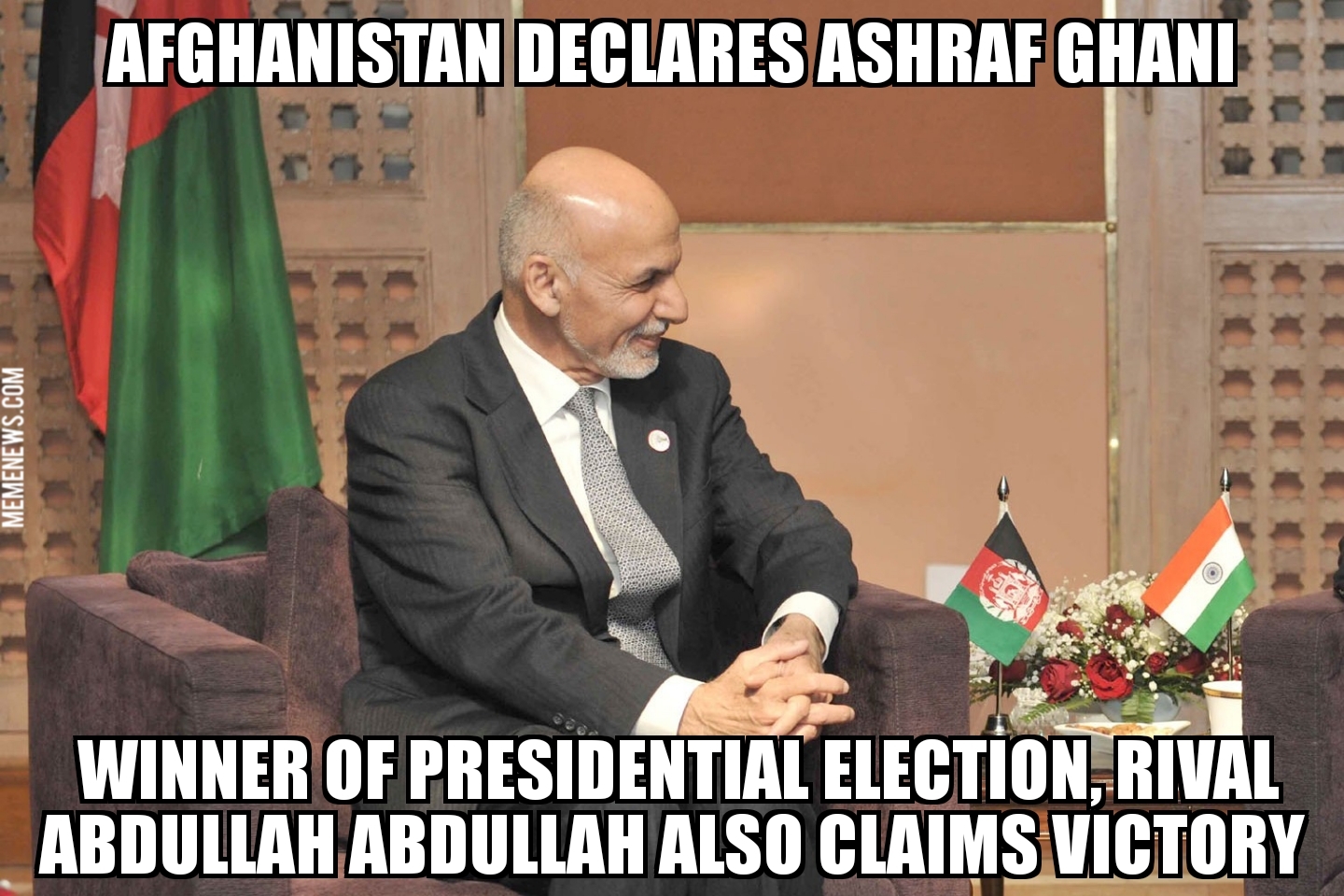 Ashraf Ghani declared winner in Afghanistan