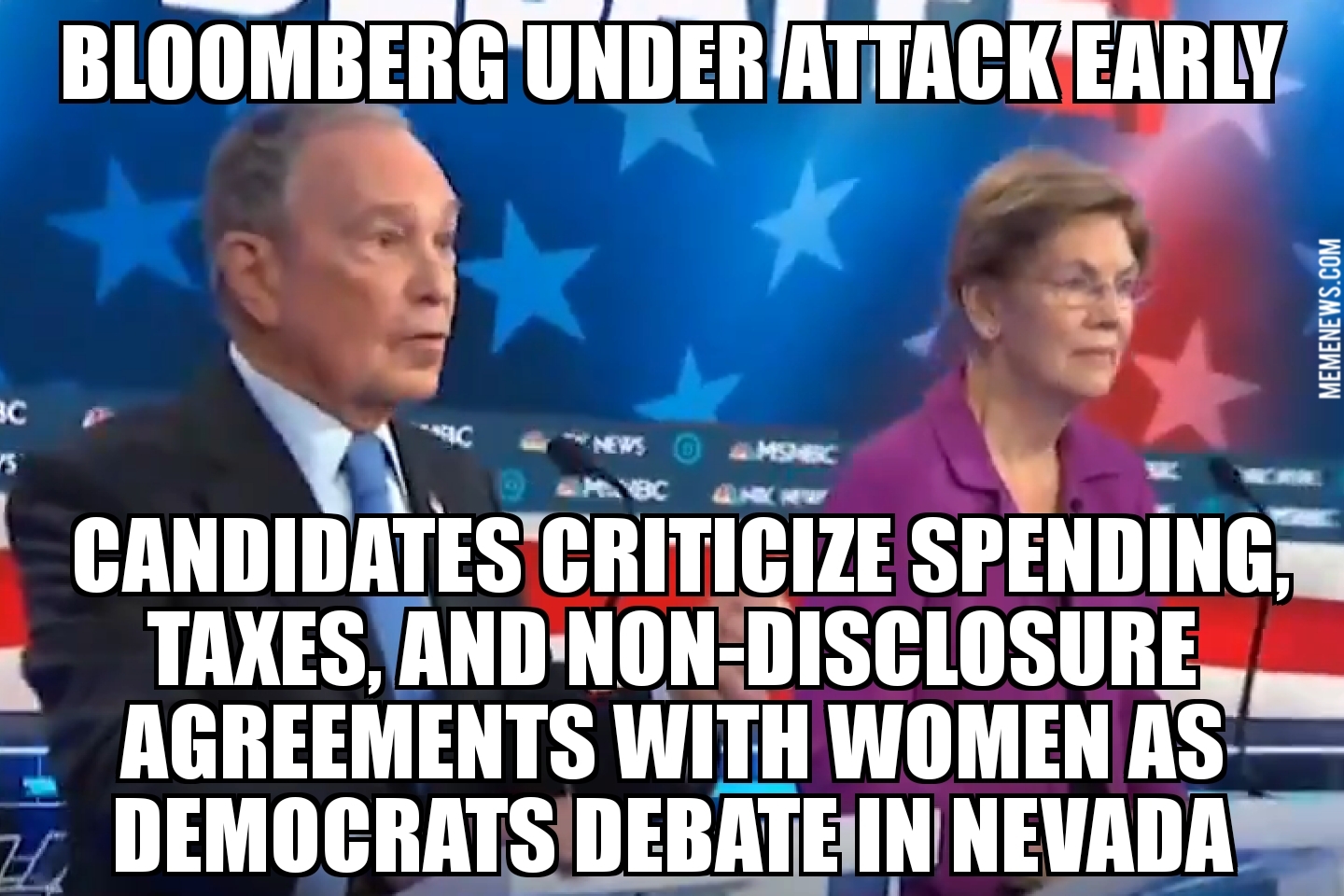 Bloomberg under attack in Democratic Debate
