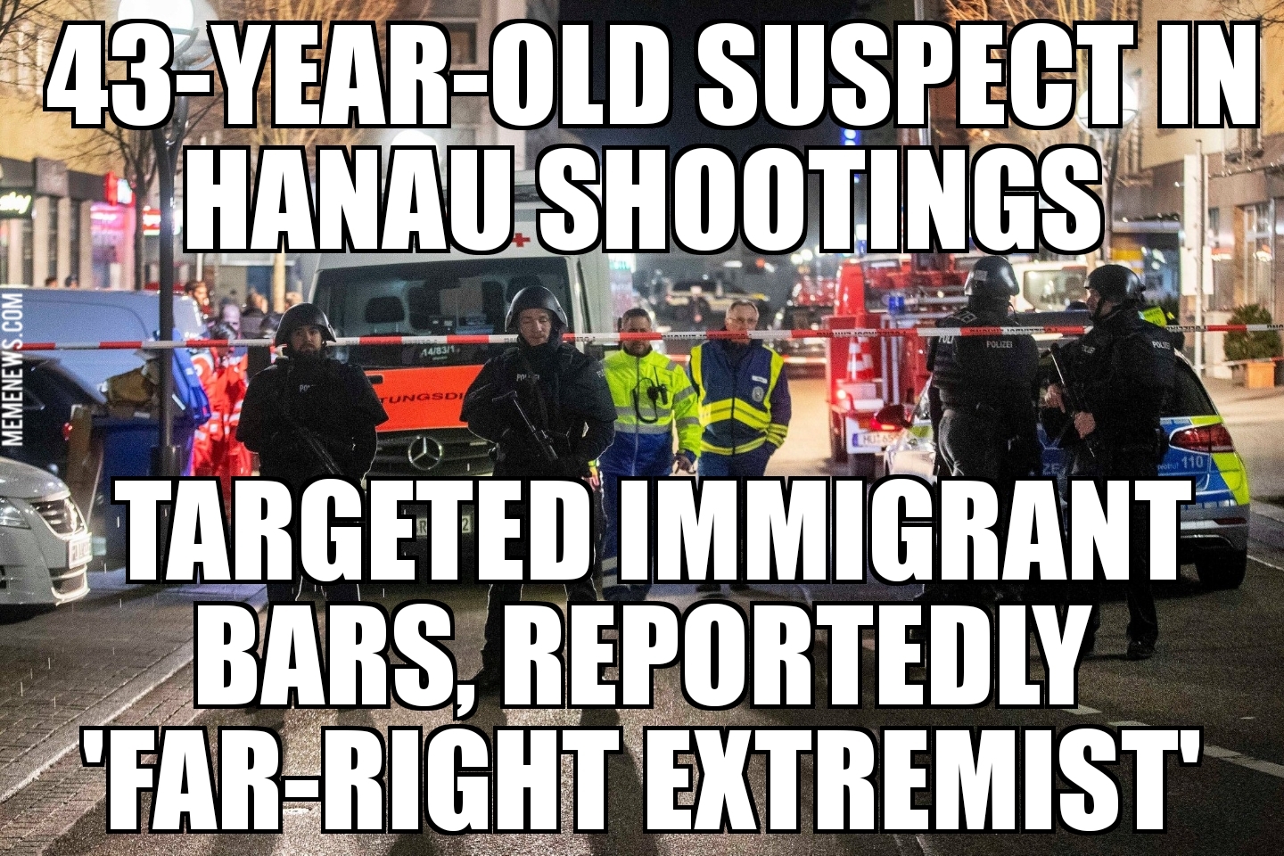 Hanau suspect ‘far-right extremist’